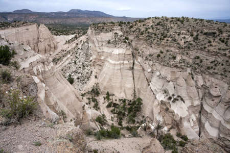 Top view into the canyonの写真素材