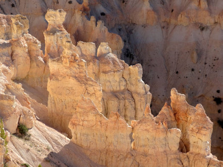 View into Bryce Canyon from Bryce Point during afternoonの写真素材
