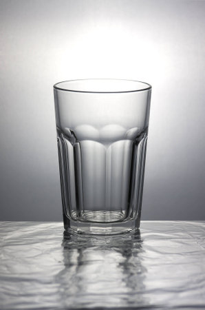 An empty cocktail glassの写真素材