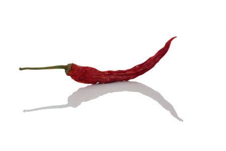 A dried red chileの写真素材