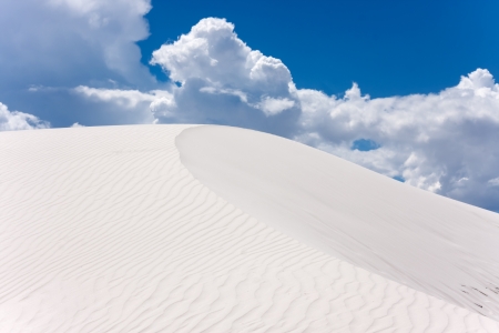 Amazing dunes of New Mexico's desertの写真素材