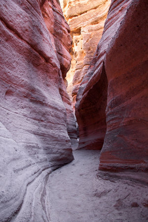 Landscape scenery picture taken during a hike through Tent Rock National Monumentの写真素材