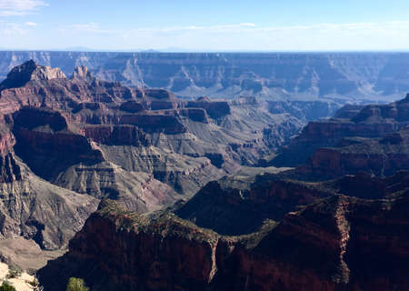 At Grand Canyon North Rim in Arizonaの写真素材