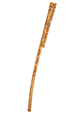 Fujara - The whistle hand carved and decorated. Specific popular musical instrument for Slovakiaの写真素材