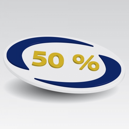 The label for use in advertising, on the web, in the store for discounts and other communications to the goods, etc  のイラスト素材