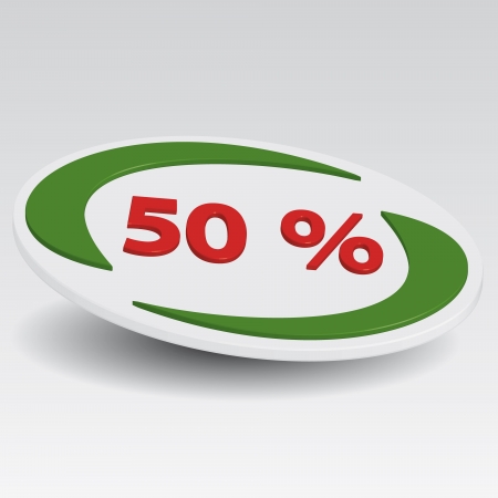 The label for use in advertising, on the web, in the store for discounts and other communications to the goods, etc  のイラスト素材