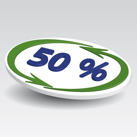 The label for use in advertising, on the web, in the store for discounts and other communications to the goods, etc  のイラスト素材