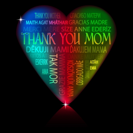 Illustration suitable as a thank you and commemorate Motherのイラスト素材