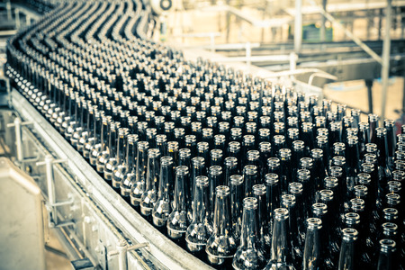 Interior of a modern brewery, equipment, toolsの写真素材
