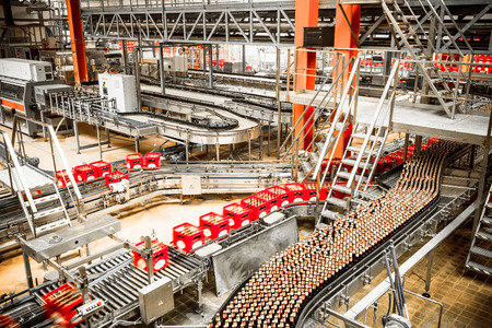 Interior of a modern brewery, equipment, toolsのeditorial素材