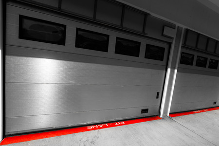 auto-motor speedway garageのeditorial素材