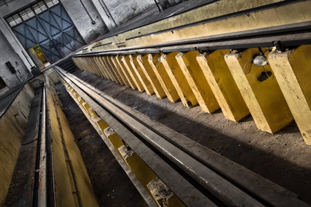abandoned old vehicle repair station