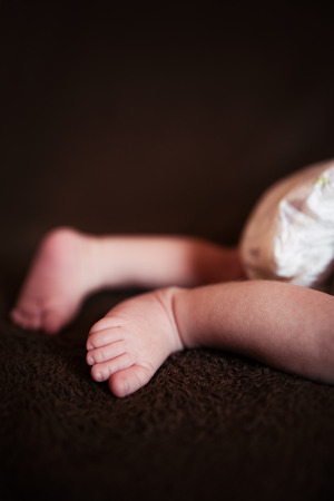 a newborn babyの写真素材