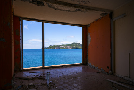 abandoned buildingの写真素材