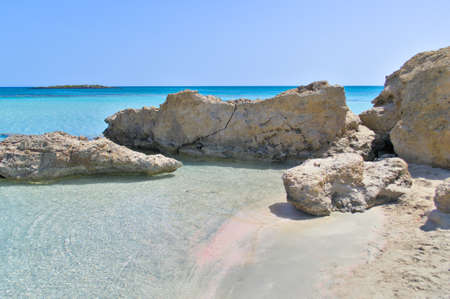 Paradise tropical beach in the holiday season without tourists.の写真素材