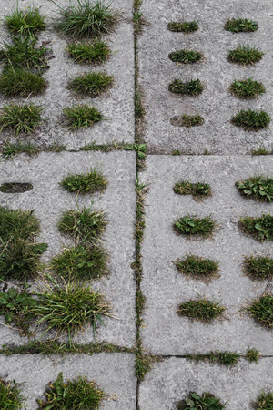 A concrete slab roadの写真素材