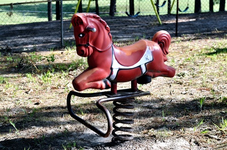 A childrens playground toy.の写真素材