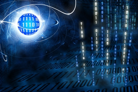 Binary sphereの写真素材