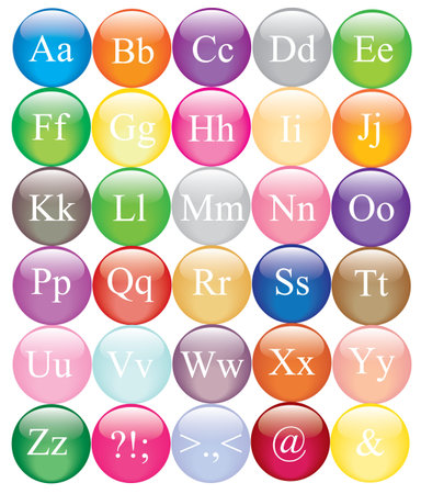 Alphabet vector collectionのイラスト素材