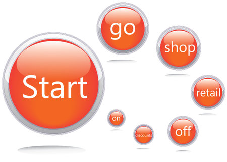 market orange icons