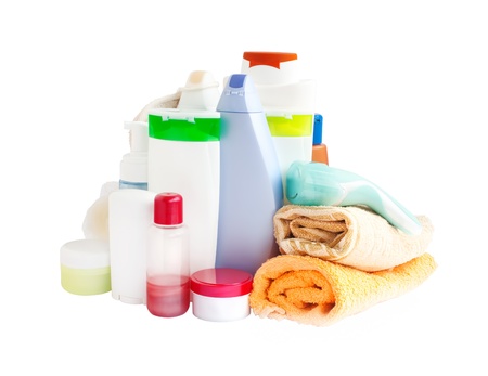 Bathroom and body-care productsの写真素材