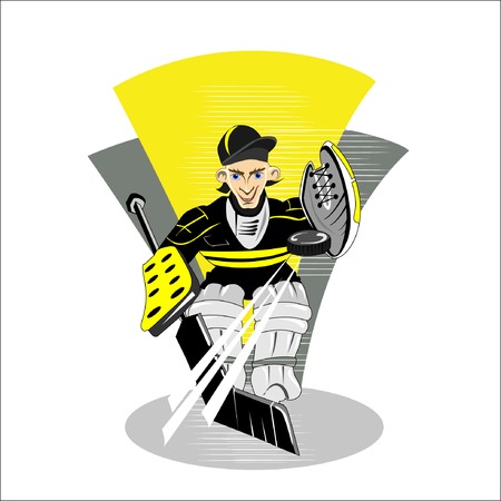 illustration of hockeyのイラスト素材