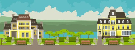 Country houseのイラスト素材