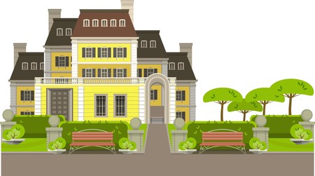 Country houseのイラスト素材