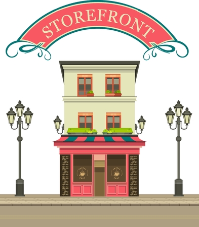 Townhouse shopのイラスト素材