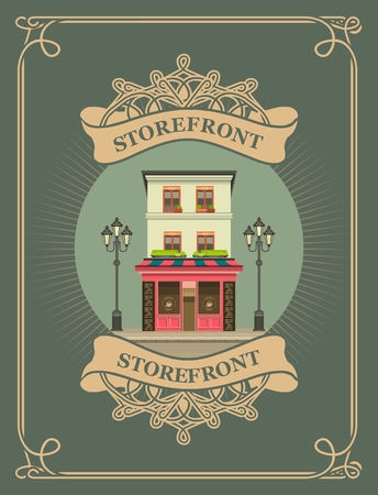 storefrontのイラスト素材