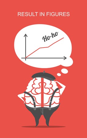 Calculation of the mindのイラスト素材