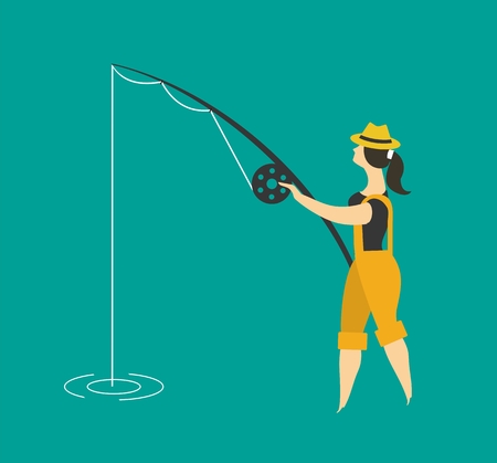 Fishingのイラスト素材