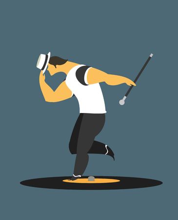 Abstract poster dances movement, vector illustration stylized charactersのイラスト素材