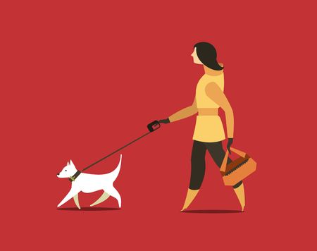 Abstract poster about the issue of alcohol dependence in a flat styleのイラスト素材