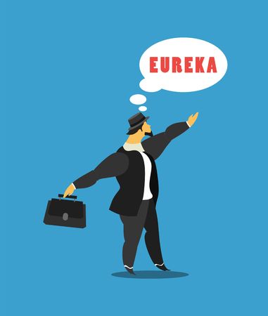 vector illustration stylized businessman character in different situations Businessのイラスト素材