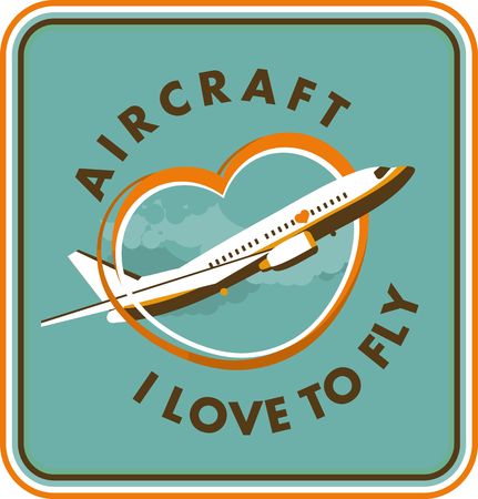 aircraft and air transportation vector labels.templates,badges,emblems,signs graphic. Air voyage,tour,flight promotion and advertising symbols isolatedのイラスト素材
