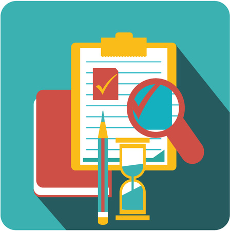 Vector business sign square shape icon business documents archiveのイラスト素材