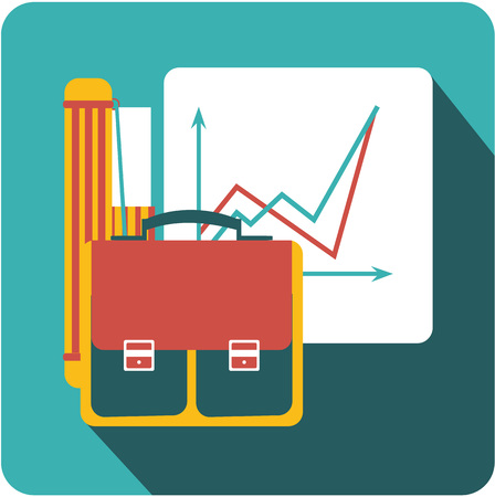 Business documents iconのイラスト素材