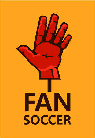 vector illustration human hand stretched upwards palmのイラスト素材