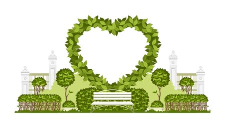 Heart Wedding archのイラスト素材