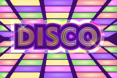 vector illustration, background in retro style, waves of dots on a light background, disco textのイラスト素材