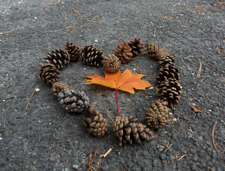 I love autumn in thuringia in germanyの写真素材