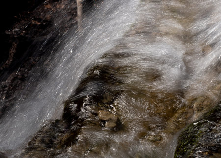 A little trip into nature with a small waterfall in rautal thuringia