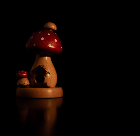 Christmas style closeup with reflectionsの写真素材