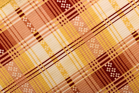 Tabletop kitchen towels as backgroundの写真素材