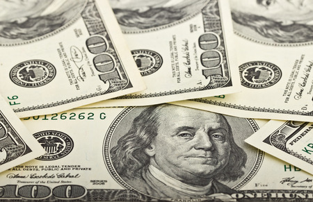 American dollars as a backgroundの写真素材