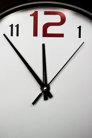 Wall Clock, fragment. Copy space