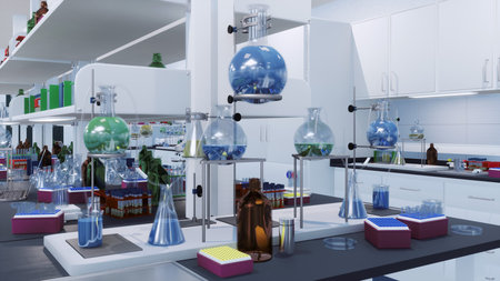 Photo of Interior of modern scientific - ID:1-168885154 - Royalty Free ...