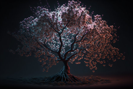 fabulously beautiful and lovely creative Cherry blossom. High qualityの写真素材