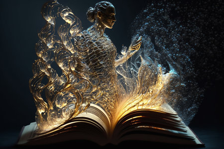 World Book and Copyright Day. 23 april. Banner, poster. High quality 3d illustrationの写真素材